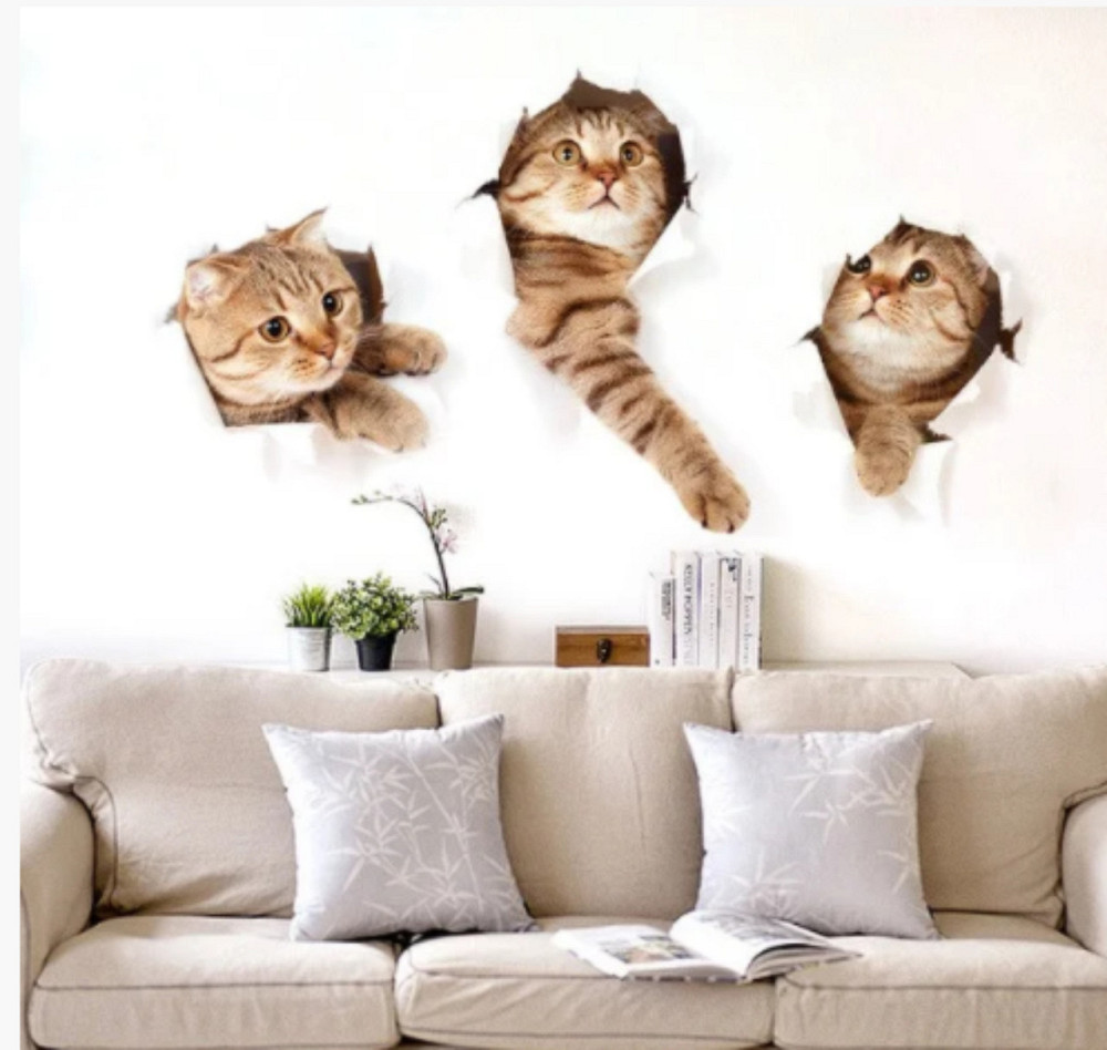 Интерьерная наклейка Котики Киев - изображение 7