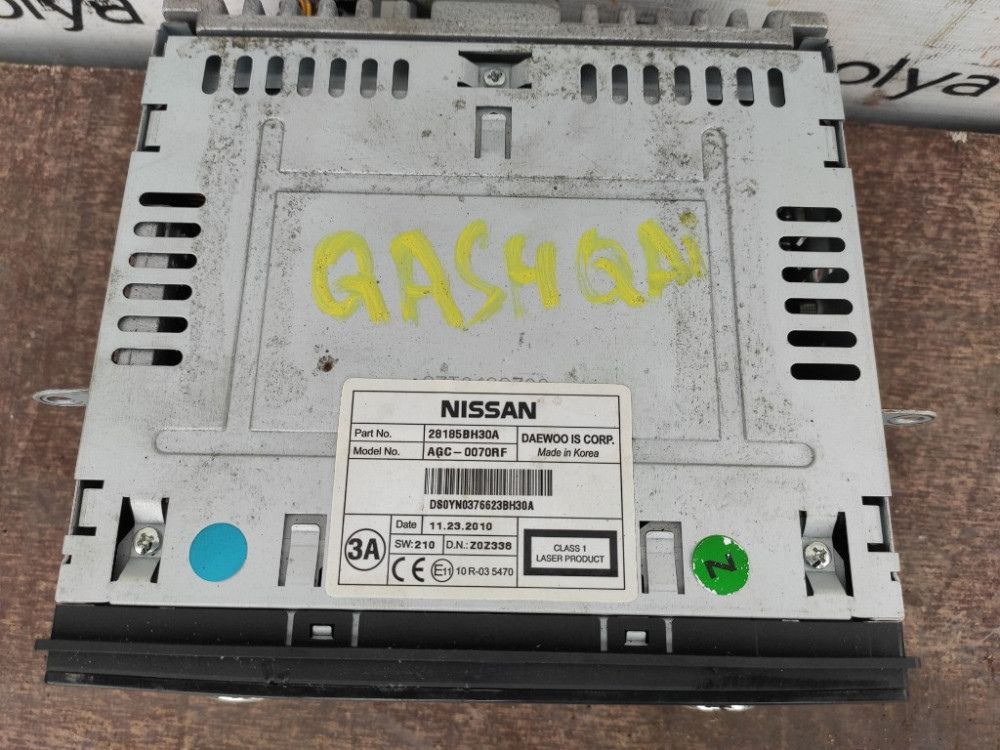 Автомагнітола Nissan Qashqai 2010-2013 (28185BH30A) Ковель - изображение 3