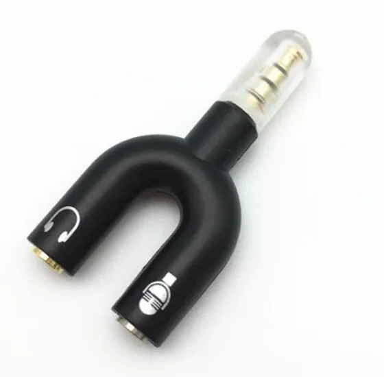 Спліттер Y-типу 2x1 для навушників і мікрофона Київ