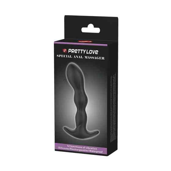 Анальна пробка - Pretty Love Special Anal Massager Black Sex Aura Київ