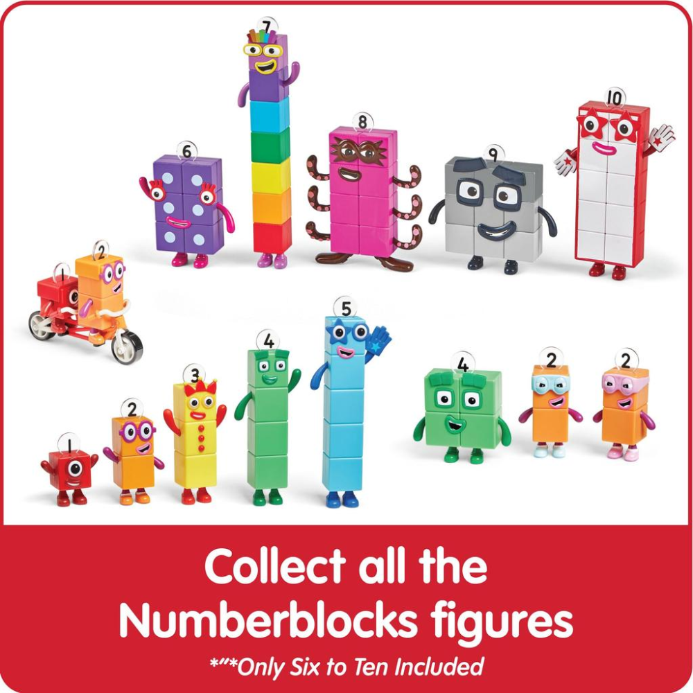 Набір ігрових фігурок Numberblocks Друзі від 6 до 10 Вінниця - фото 7