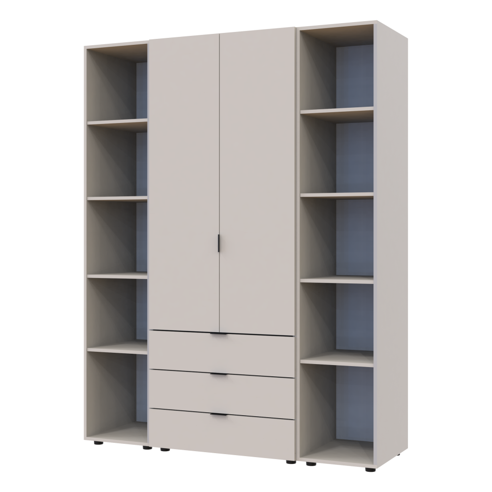 Комплект шкафов для одежды Doros Гелар (3 шт.) 153,9х49,5х203,4 см Кашемир (DRS-011244) Львов - изображение 3