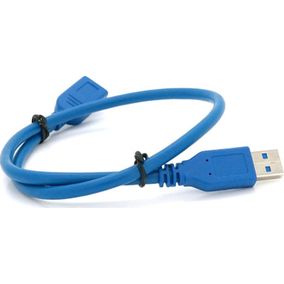 Дата кабель USB 3.0 AM/AF 0.5m blue Voltronic (YT-3.0AM\AF-0.5BL) Винница - изображение 1