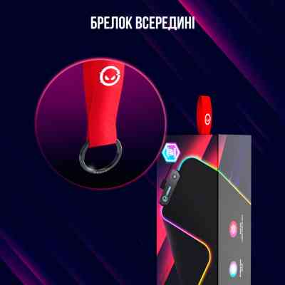 Килимок для мишки Lorgar Steller 913 RGB USB Black (LRG-GMP913) Вінниця