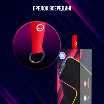 Коврик для мышки Lorgar Steller 913 RGB USB Black (LRG-GMP913) Винница - изображение 6