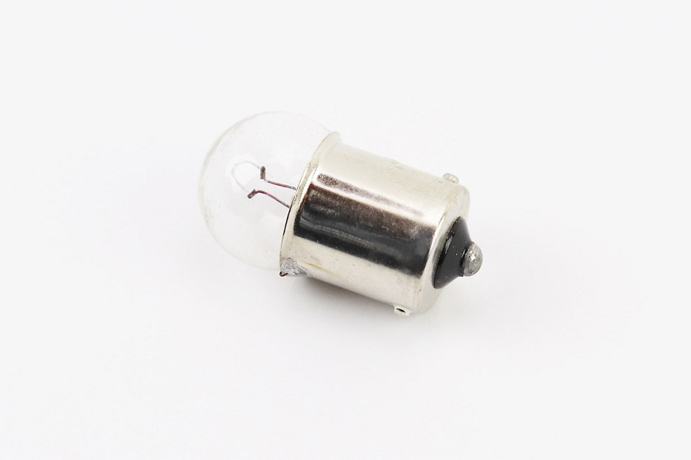 Лампа повороту (біла з цоколем) 12V / 10W G18 BA15s Київ - фото 1