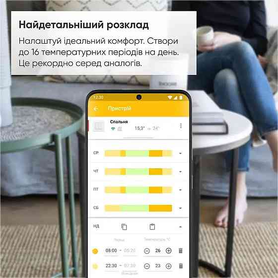 Терморегулятор Terneo RZX (WiFi, Розеточный) Дніпро