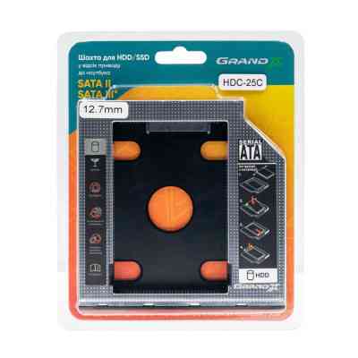 Фрейм-переходник Grand-X HDD 2,5'' SATA2/SATA3 (HDC-25С) Винница