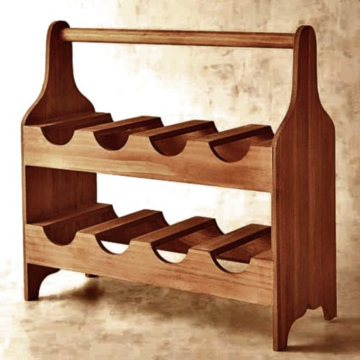 Настільна винна полиця "Алітас" шафран Миколаїв - фото 1