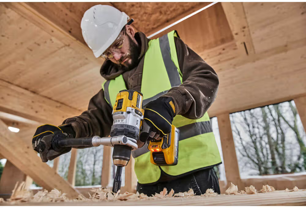Професійна дриль-шурупокрут акумуляторний безщітковий ударний DeWALT DCD1007H2T : з АКБ 2шт-18V 5.0Ah і ЗП Київ - фото 8