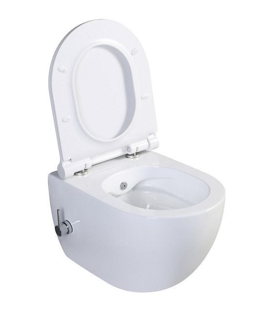 Унітаз-біде підвісний Mixxus Premium ELLIPSE-1301-R 500x365x350mm система змиву RIMLESS   ( MP6659 ) 39322 Харків - фото 5