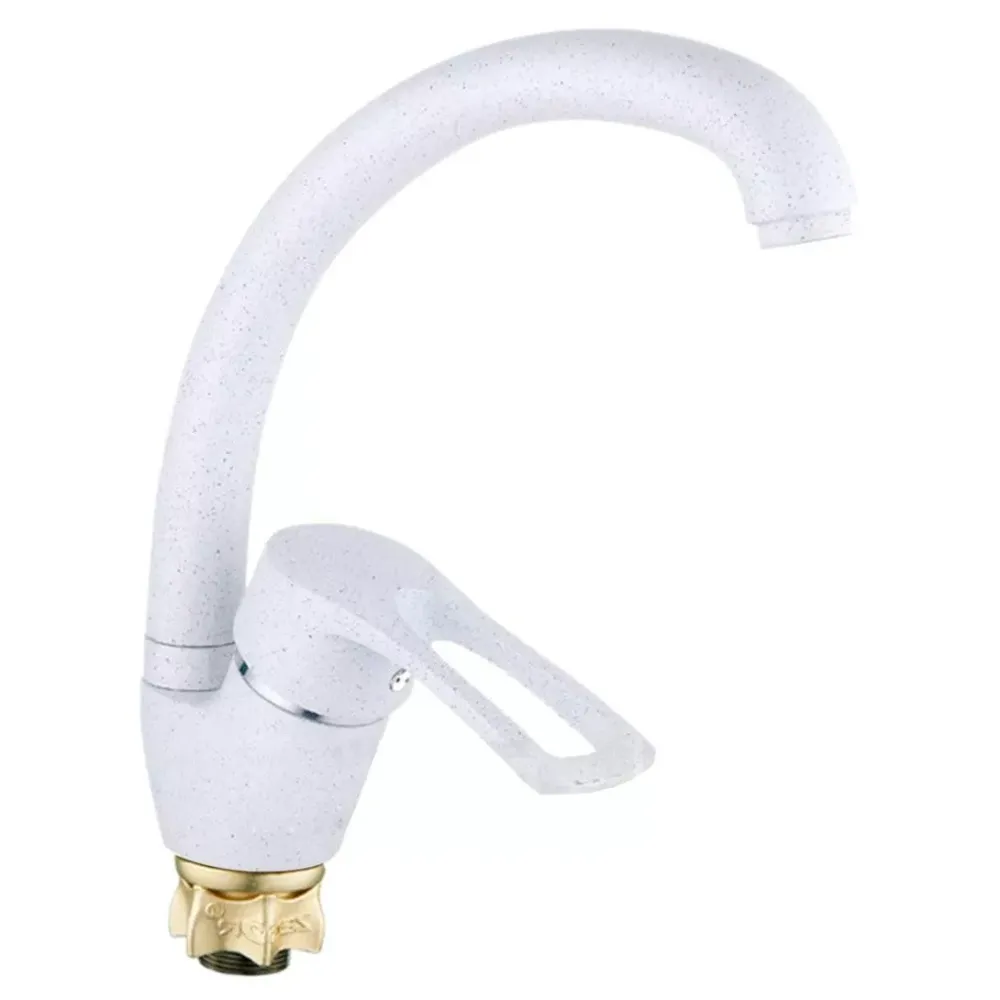 Смеситель для кухни WEZER YUB4-181-WHITE белый Киев - изображение 2