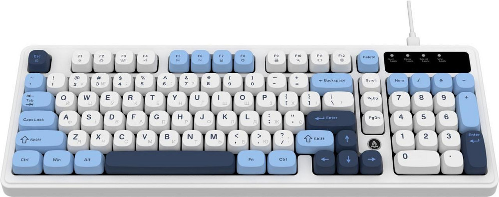 Клавіатура Ajazz AF98 Black USB-C Glacier Blue (AF98-GB) ( 13437 ) Харьков - изображение 14