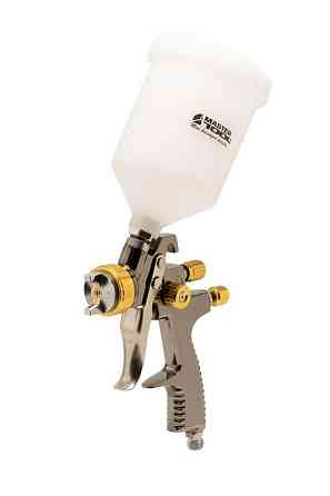 Фарбопульт MASTERTOOL LVLP ВБ 600 мл пластик Ø1.8 мм 125-170 л/хв 1.5-2.5 бар 80-8803 Рівне