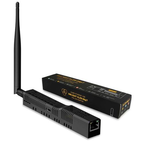 Zigbee 3.0 координатор контроллер SMLight SLZB-06P7 с Ethernet, Wi-Fi, автономный stick-формат внешняя антенна Киев - изображение 14