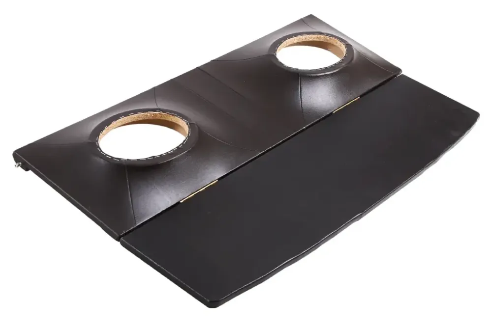 Полка багажника 2108 АвтоКомфорт под колонки кожзам черный Винница - изображение 3