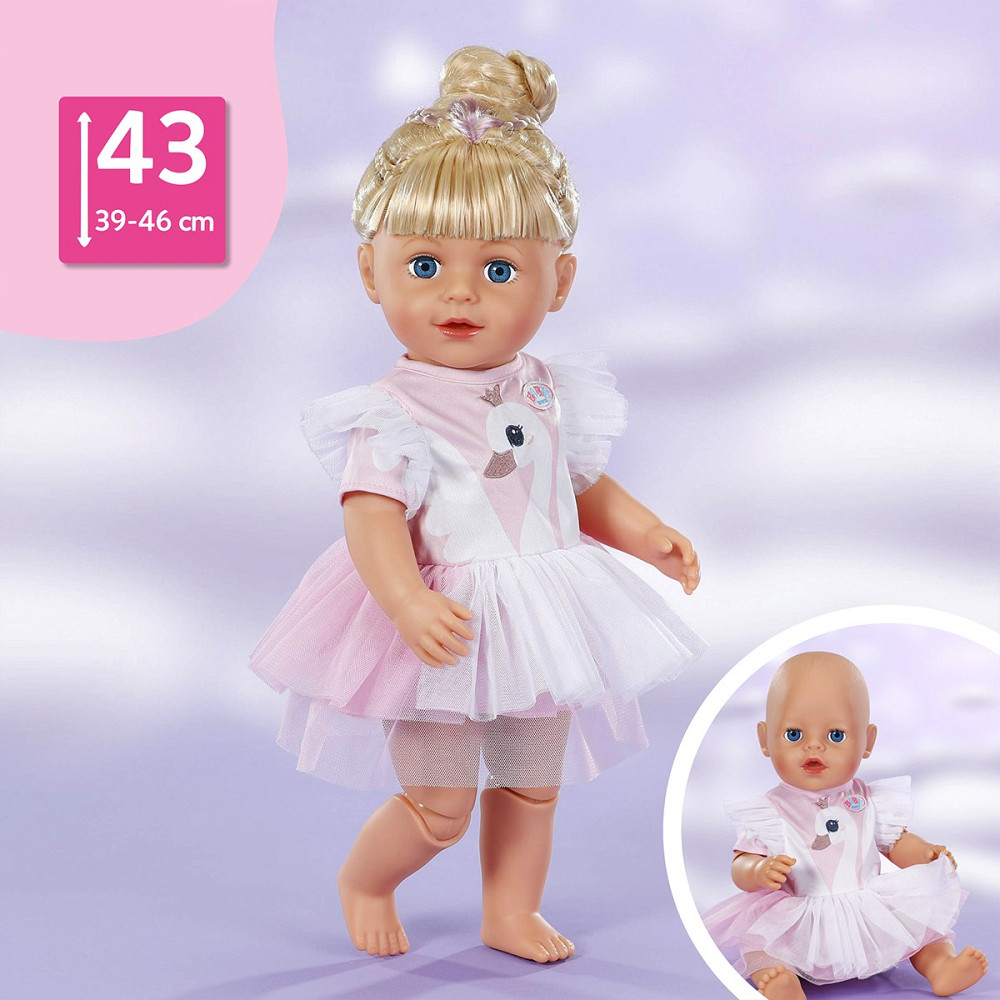 Одяг для ляльки Baby Born – Сукня з лебедем (43 см) Дніпро - фото 2