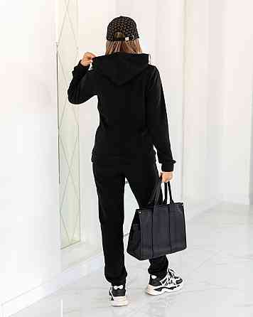 Спортивный флисовый костюм женский 