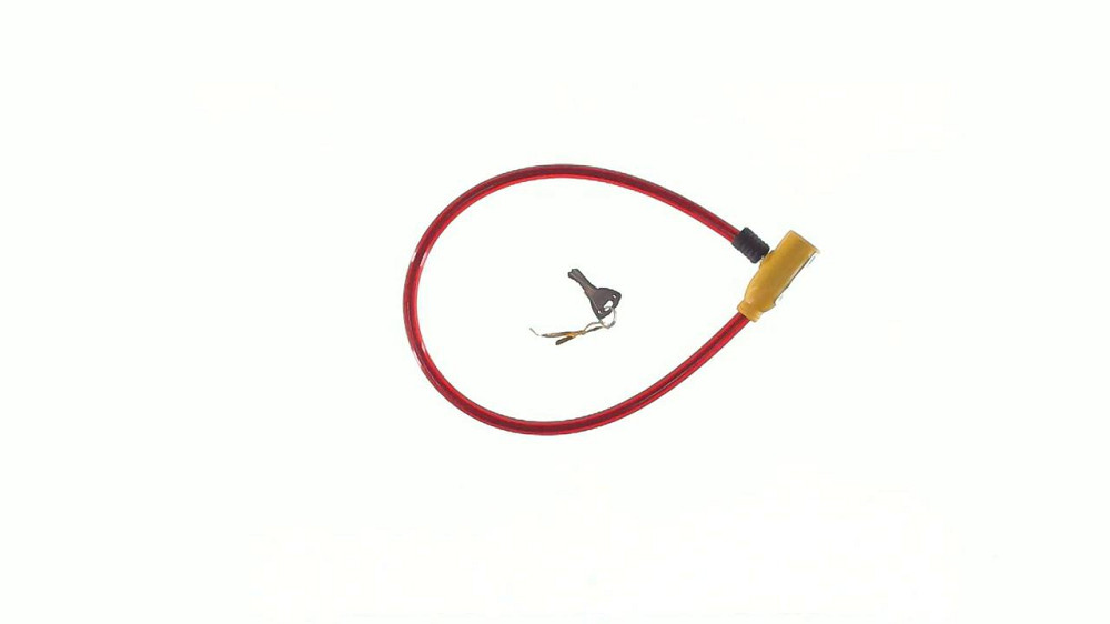 Замок на колесо (трос 650*1 см) (з ключем, AV-LJ-23A) Мукачево - фото 1