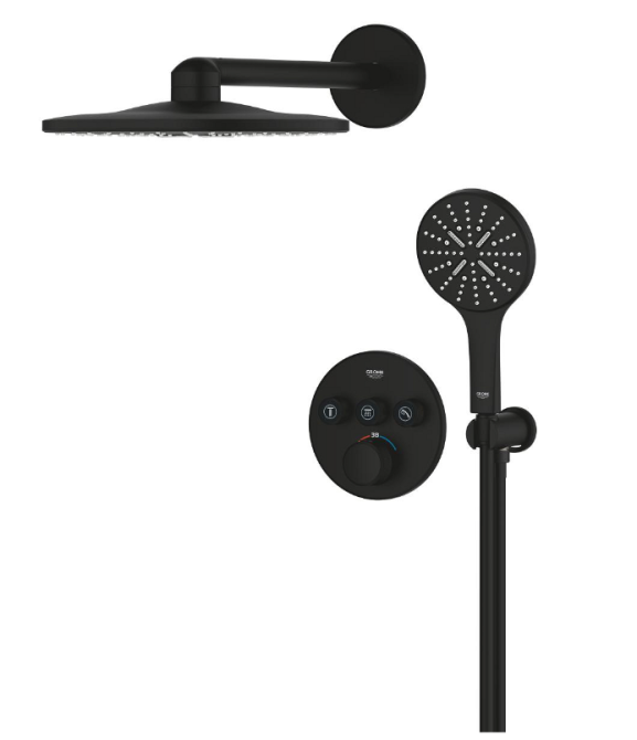 Душевая система скрытого монтажа Grohe Grohtherm SmartControl с Rainshower SmartActive 310  ( 34863KF0 ) 20692 Харків - фото 3