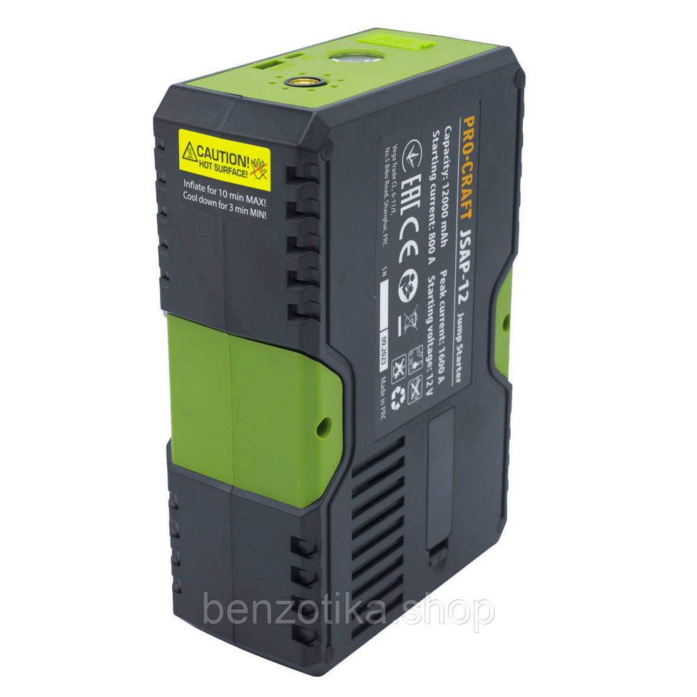 Пуско-зарядний пристрій Proсraft JSAP12 Київ - фото 3