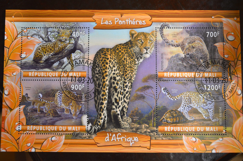 Мали. Марки. Фауна. Блок. 2020 год (В-2) Полтава - изображение 1