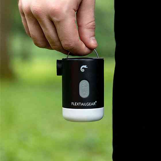 Насос-ліхтар-powerbank кемпінговий Flextail Max Pump 2 Pro, чорний Київ