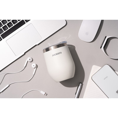 Термокружка Ardesto Compact Mug 350 мл White (AR2635MMW) Вінниця - фото 3