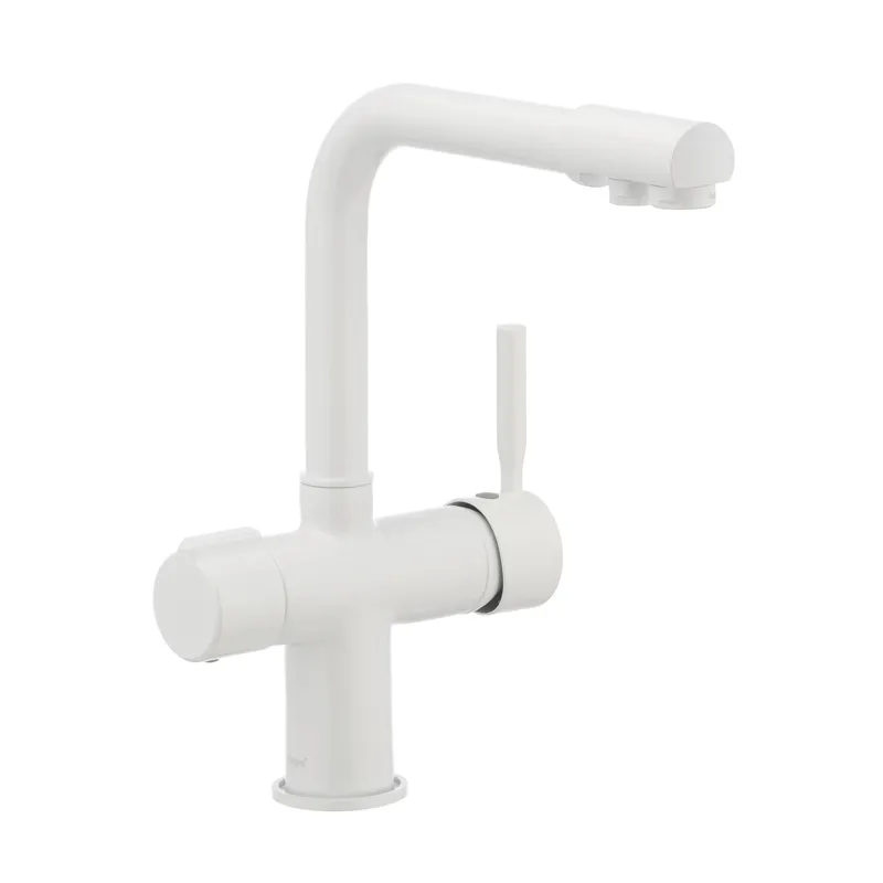 Кухонный смеситель Haiba Hans 021 с выходом для питьевой воды, белый (HB0842) Харьков - изображение 1