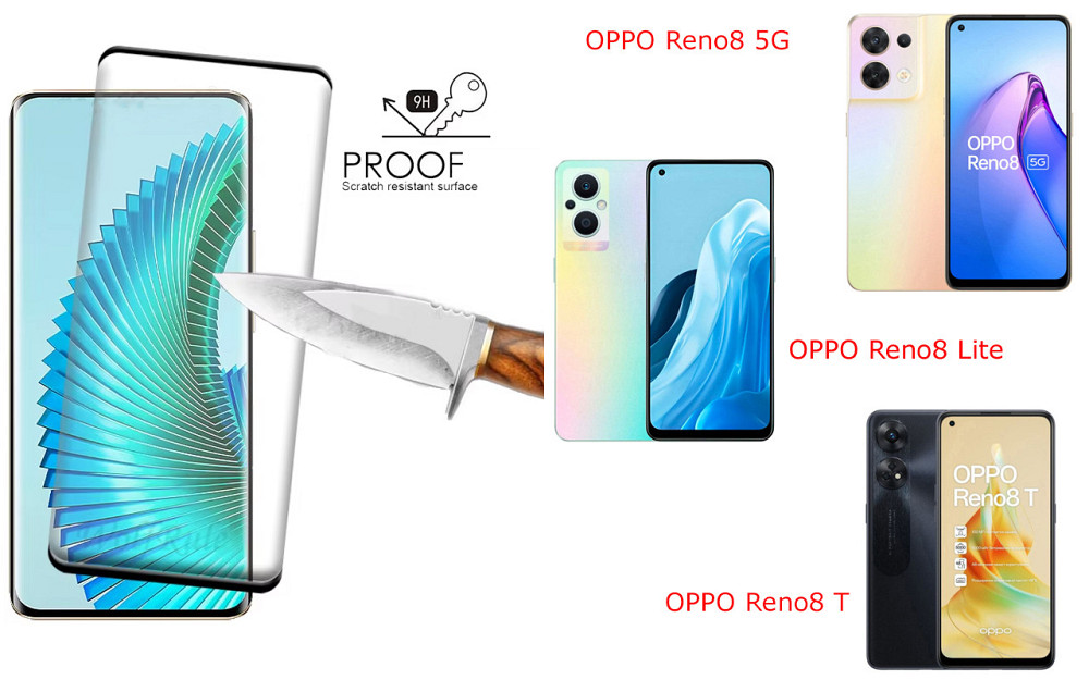 Захисне скло HyperGlass Pro для OPPO Reno8 5G, Reno8 Lite, Reno8 T – максимальна чутливість та захист Київ - фото 1