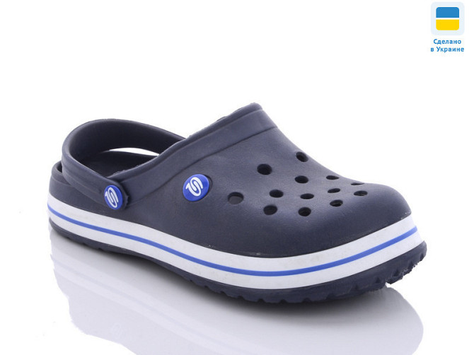 Чоловічі крокси сині сабо "прогрес" з великими дірками crocs чоловічі літні Київ - фото 8