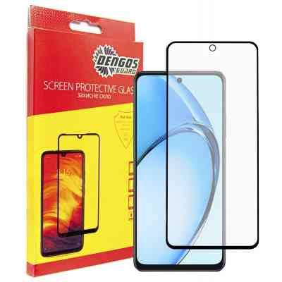 Стекло защитное Dengos Full Glue OPPO A60 (black) (TGFG-364) Винница
