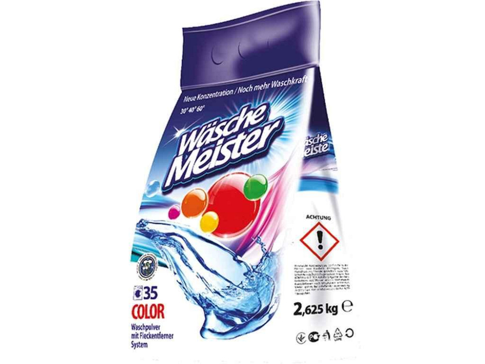 Порошок для стирки Color 2.625кг ТМ WАSCHE MEISTER Solmir Киев - изображение 1