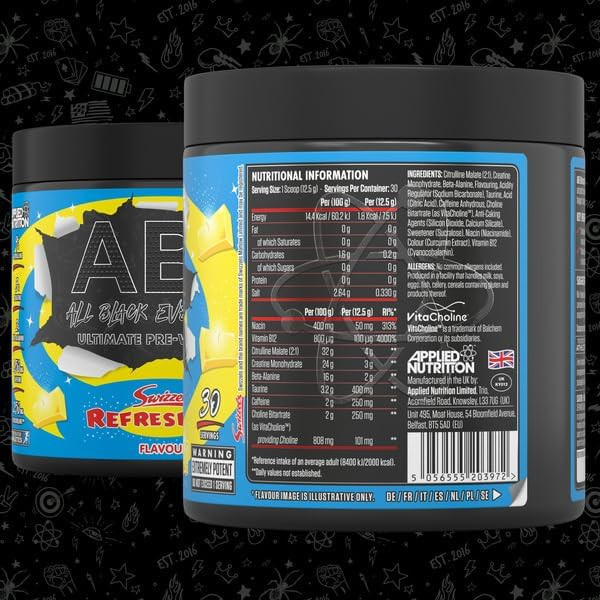 Передтренувальний комплекс Applied Nutrition ABE 315 g (Refreshers Lemon) Луцьк - фото 2