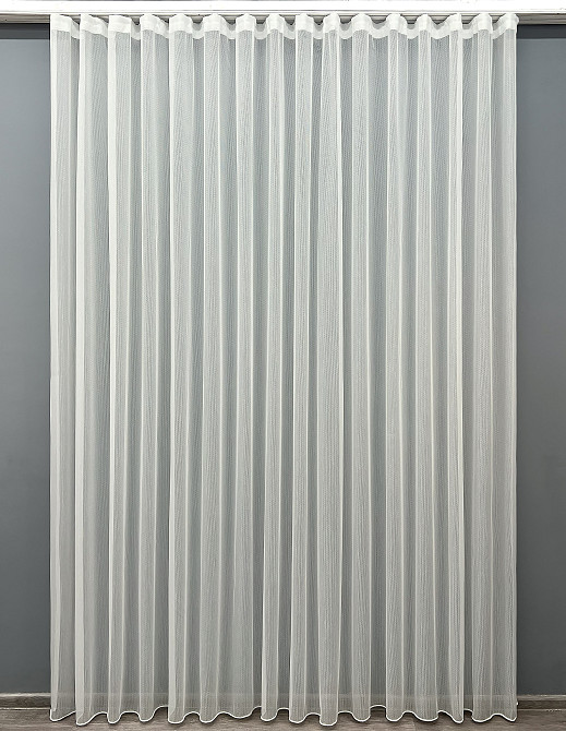 Тюль фактурный жаккард цвет молочный 1989т Киев - изображение 8