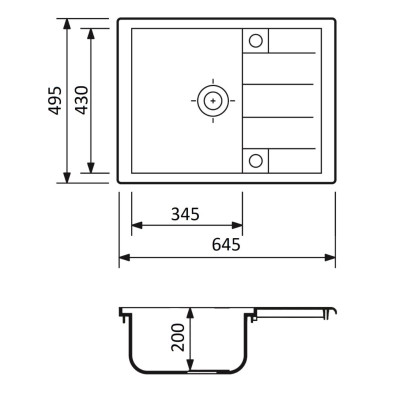 Мойка кухонная Adamant ANILA Avena (182496100306) Вінниця - фото 4