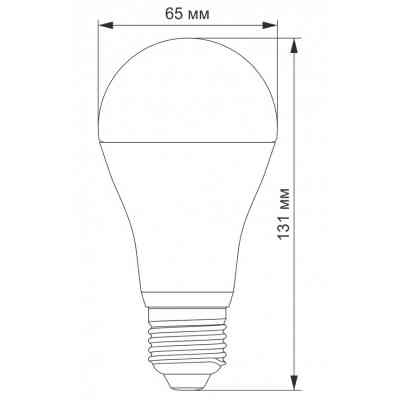 Лампочка TITANUM LED A65e 20W E27 4100K (VL-A65e-20274) Винница