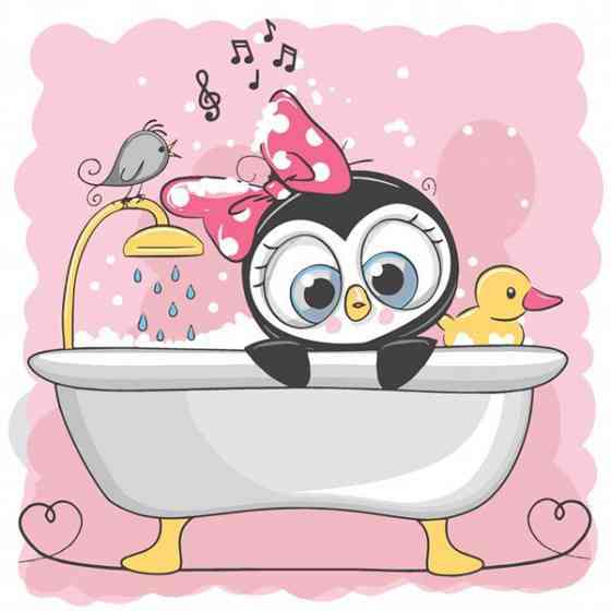 Картина по номерам ArtCraft Пингвинятка 30х30 см (15503-AC) Харьков