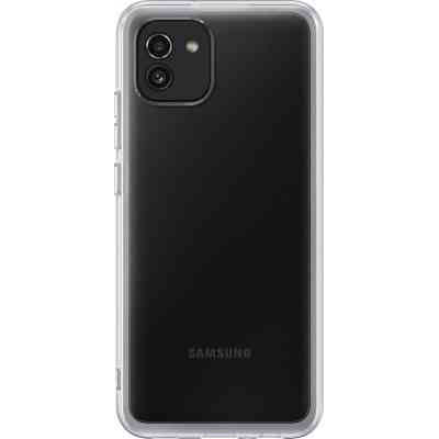 Чохол до мобільного телефона Samsung A03 Soft Clear Cover Transparent (EF-QA035TTEGRU) Вінниця