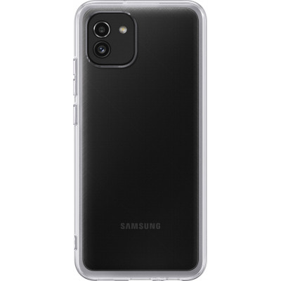 Чохол до мобільного телефона Samsung A03 Soft Clear Cover Transparent (EF-QA035TTEGRU) Вінниця - фото 3