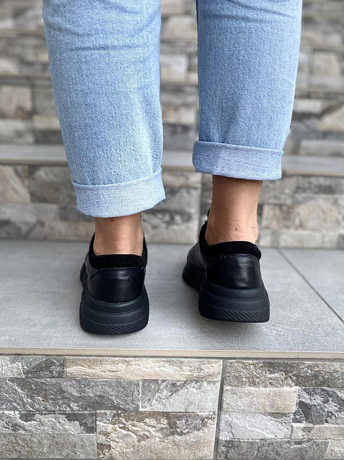 VLADEKS Кросівки жіночі VLADEKS 1074/1 чорні (весна-осінь, шкіра натуральна) (4125) Коломыя - изображение 9