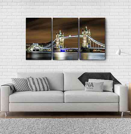 Модульна картина Нічний Лондон Аrt-106_3А Київ