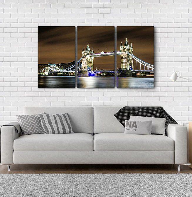 Модульна картина Нічний Лондон Аrt-106_3А Київ - фото 2