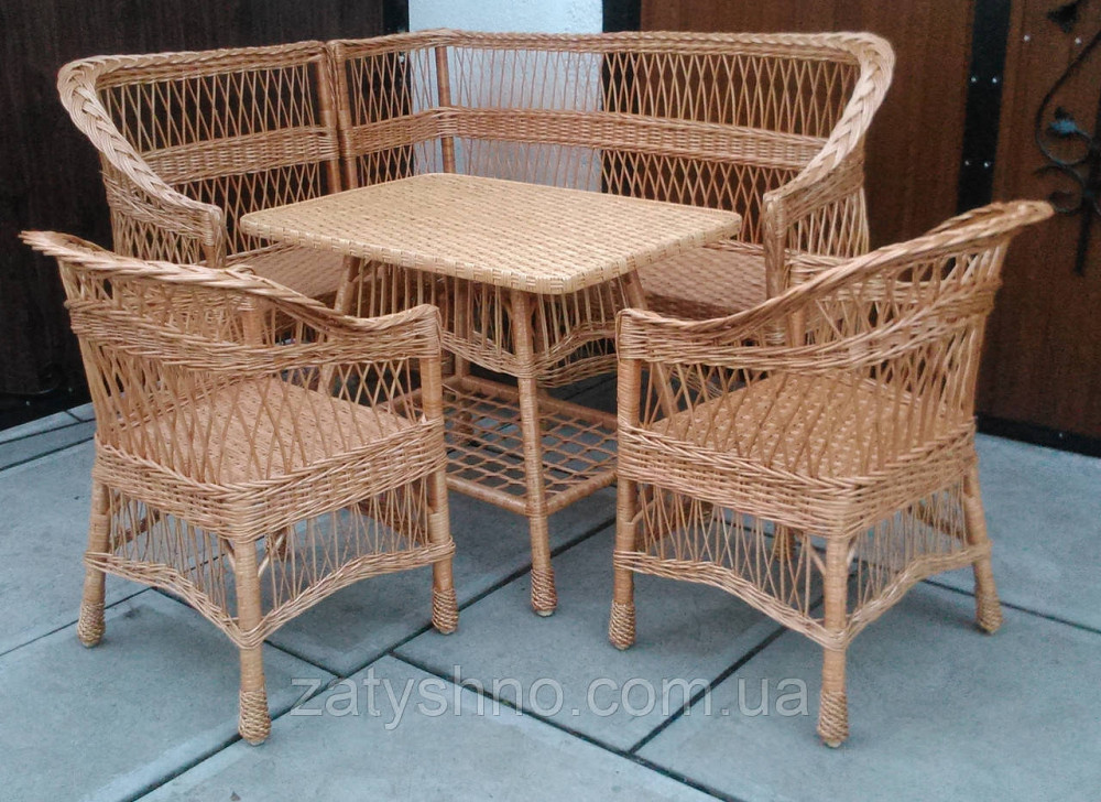 Плетеный уголок на кухню Киев - изображение 6