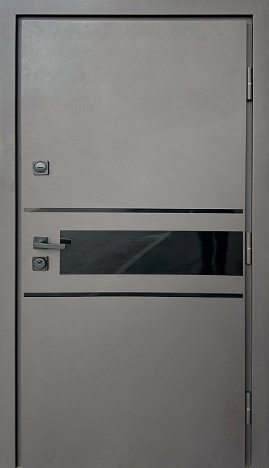 Двері вуличні серія СТРОНГ з ТЕРМОРОЗРИВОМ модель ОСКАР Київ - фото 1