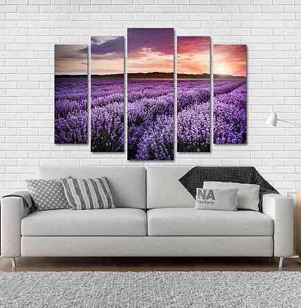 Модульна картина Полі Лаванда Art-174_5 Київ