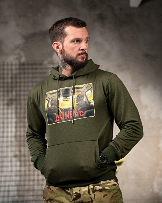 Мілітарі Худі Донбас oliva РП7400 Одеса - фото 2