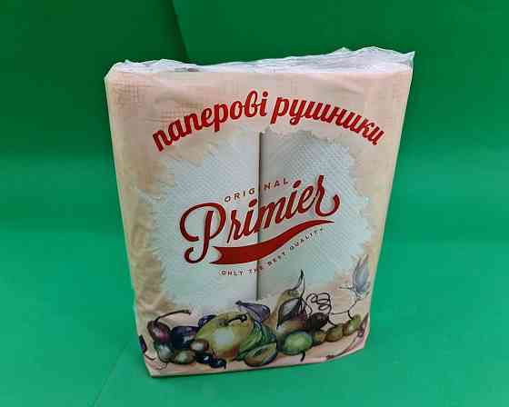 Рушник паперовий (а2*50) Прем'єр "ФРУКТИ" (1 пач.) Харків