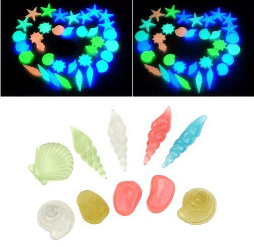 Камені в акваріум фосфорні 10 штук різнобарвний Київ - фото 4