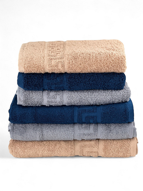 Комплект махровых полотенец Ideal Textile Versace 50х90см + 70х140 см (56860415) Черновцы - изображение 1